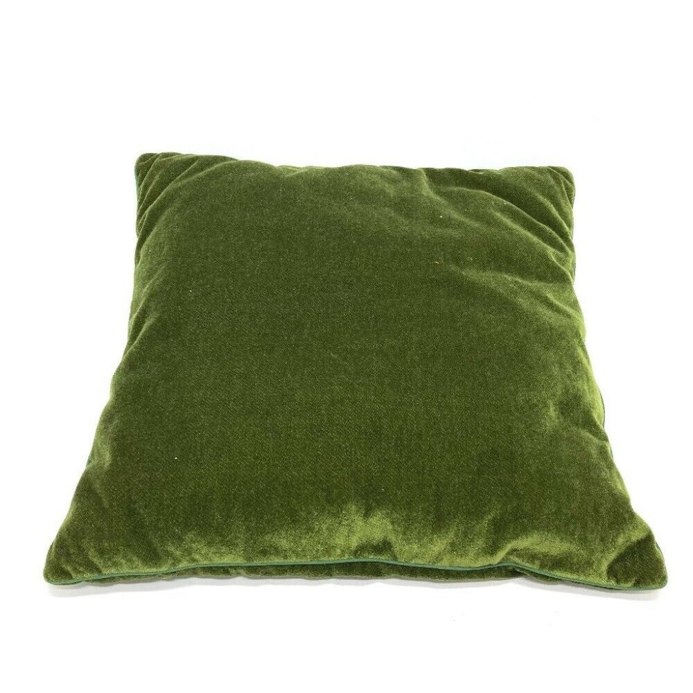 Dior Bee embroidery BEE pillow interior velor cushion cotton Green